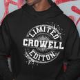 Crowell Surname Family Tree Birthday Reunion Idea Hoodie Funny Gifts