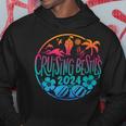 Cruising Besties 2024 Friends Vacation Cruise Hoodie Personalized Gifts