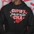 Cupid's Favorite Cna Valentine Certified Nursing Assistant Hoodie Funny Gifts
