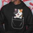 Cute Calico Cat Kitten In Pocket Hoodie Unique Gifts