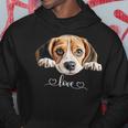 Cute Dog Graphic Love Beagle Puppy Dog Hoodie Funny Gifts
