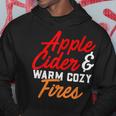 Cute Fall Apple Cider & Warm Cozy Fires Hoodie Unique Gifts