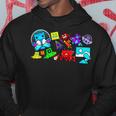 Cute Geometry Video Game Graphic Birthday Hoodie Unique Gifts