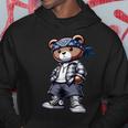 Cute Hip Hop Teddy Bear 90 Hip Hop West Coast Chicano Hoodie Personalized Gifts