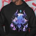 Cute Kawaii Witchy Demonic Lady Crystal Alchemy Pastel Goth Hoodie Funny Gifts
