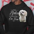 Cute Maltese Dog Graphic Kapuzenpullover Lustige Geschenke