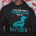 Dachshund Glitter Dachshund Dog Hair Dog Owners Hoodie Lustige Geschenke