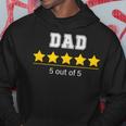 Dad 5 Stars Cool Familyatertag Geschenk Fürater Hoodie Lustige Geschenke