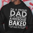 Dad Of Baker Father's Day Personalized Name Hoodie Unique Gifts