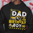 Dad Of The Birthday Boy Construction Worker Bday Party Hoodie Unique Gifts