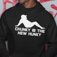 Dad Bod Chunky Is The New Hunky Dadbod Silhouette Beer Gut Hoodie Unique Gifts