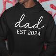 Dad Est 2024 Promoted To Daddy Baby Expect First Fathers Day Hoodie Personalized Gifts
