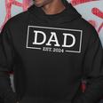 Dad Est 2024 Soon To Be Dad Father's Day First Time Daddy Hoodie Personalized Gifts