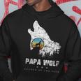 Dad Wolf Rudelführer Father's Day Wolfs intage Kapuzenpullover Lustige Geschenke