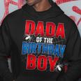 Dada Of The Birthday Spider Web Boy Family Matching Hoodie Unique Gifts