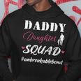 Daddy And Daughter Squad Children Dad Papa Fathers Day 2024 Hoodie Funny Gifts