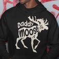 Daddy Moose Fathers Day Dad Papa Family Matching Vintage Hoodie Unique Gifts