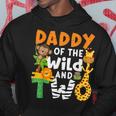 Daddy Of The Wild And Two 2 Zoo Theme Birthday Safari Jungle Hoodie Funny Gifts