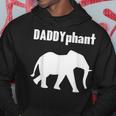 Daddyphantater Elefant Papaatertag Lustig Papa Wortspiel Kapuzenpullover Lustige Geschenke