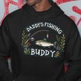 Daddy's Fishing Buddy Vintage Style Angler Enthusiast Hoodie Unique Gifts