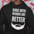 Dads Beard Is Better Dads With Beards Are Better Distressed Hoodie Unique Gifts