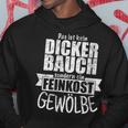 Damen Feinkost Gewölbe Dicker Bauch Spruch Papaater Opa Geschenk Mit-Ausschnitt Kapuzenpullover Lustige Geschenke