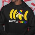 Dare To Be Yourself Bananas Gay Lgbt Pride Hoodie Unique Gifts