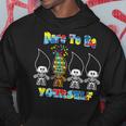 Dare To Be Yourself Puzzle Autism Awareness Month Hoodie Unique Gifts