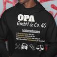 'Das Geschenk Für Den Großfater Opa Gmbh' 'The For The Grandfather Grandpa Gmbh Hoodie Lustige Geschenke