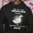 Das Ist Mein Menschensch Costume Hoodie Lustige Geschenke