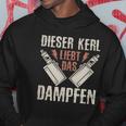 Das Kerl Liebt Das Dampfen E-Cigarette Vape & Vaper Hoodie Lustige Geschenke