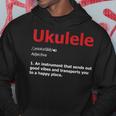 Definition Ukulele Hawaiian Guitar Musician Uke Acoustic Hoodie Personalized Gifts