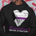 Demisexual Joke Quote Heart Demisexual Flag Hoodie Unique Gifts