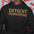 Detroit Michigan Mi Retro Vintage 60'S 70'S 80'S Hoodie Unique Gifts