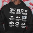 Die Ich In Meiner Freizeit Mache Quail Hoodie Lustige Geschenke
