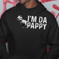 Dinosaur Fathers Day I'm Da Pappy Grandpappy Fathers Day Hoodie Funny Gifts
