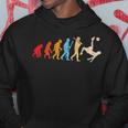 Divertida Evolución Retro Del Fútbol Soccer Evolution Football Sudadera Regalos divertidos
