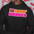 Doin' Donuts Car Lover Car Racing Turbo Drift Car Racer Hoodie Unique Gifts