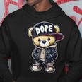 Dope Cute Hip Hop Teddy Bear 90S Hip Hop Clothing Hoodie Unique Gifts