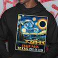 Eagle Pass Texas Total Solar Eclipse 2024 Starry Night Hoodie Unique Gifts