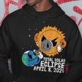 Earth Moon Sun Total Solar Eclipse April 8 2024 Totality Hoodie Unique Gifts