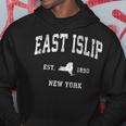 East Islip New York Ny Vintage Athletic Sports Hoodie Unique Gifts