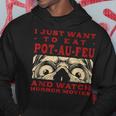 Eat Pot-Au-Feu And Watch Horror Movies French Beef Stew Hoodie Unique Gifts