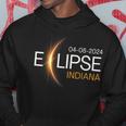 Eclipse 2024 Indiana Totality Eclipse Indiana Solar 2024 Hoodie Unique Gifts