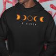 Eclipse 482024 Total Solar Eclipse Astronomy Space Hoodie Funny Gifts
