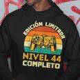 Edición Limitada Nivel 44 Completo Gamer Cumpleaños 44 Años Sudadera Regalos divertidos