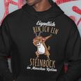 Eigentlich Bin Ich Ein Steinbock Kostüm Hoodie Lustige Geschenke