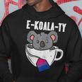 Ekoalaty Bisexual Pride Flag Equality Animal Lgbtq Bi Hoodie Unique Gifts