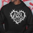 Elder Emo Club Vintage Barbed Heart Punk Emo Hoodie Personalized Gifts