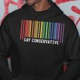 Election Gay Republican Conservative Barcode Hoodie Unique Gifts